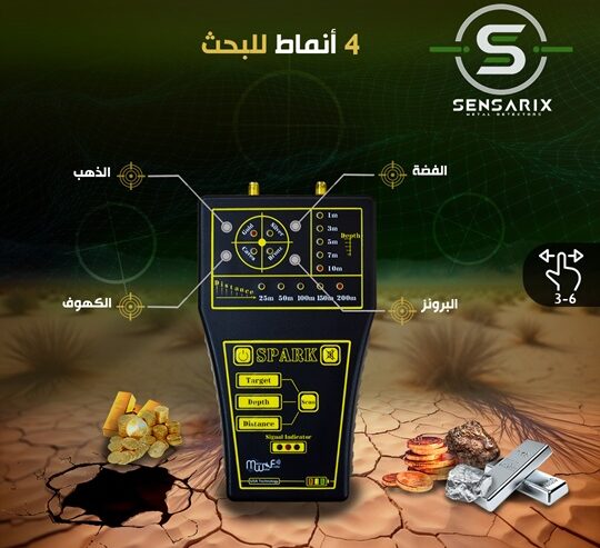 ✨ جهاز كشف الذهب والمعادن في سوريا SPARK ✨ – تكنولوجيا الإستشعار عن بعد التي أثبتت وجودها”